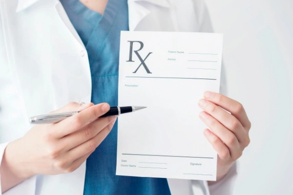 doctor holding valid prescription